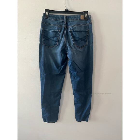 Aeropostale Jeans Women’s 2 Short High Waisted Jeggings Ankle Crop Dark Wash - Picture 3 of 7